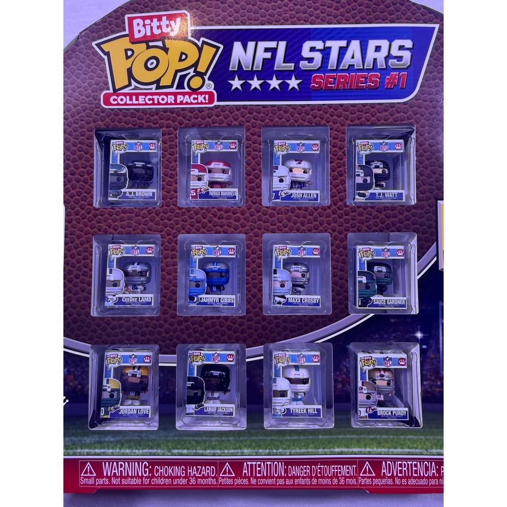 Funko Bitty Pop! NFL Stars Series 1 12-Pack Collector Set NEW READ - Picture 2 of 7